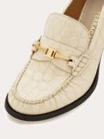 Ferragamo F buckle heeled loafer - Image 3